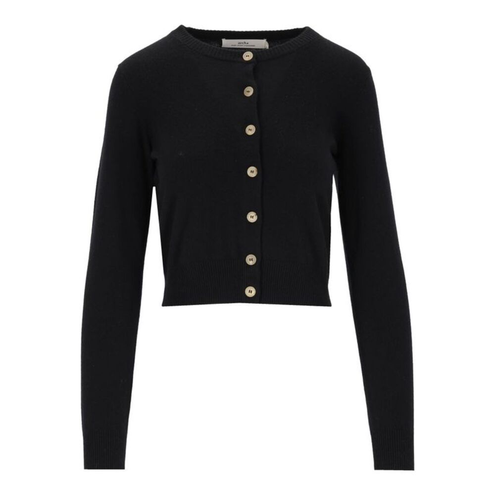 Arch4 Women "Celestina" Cropped Crewneck Cardigan